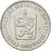 Moneda, Checoslovaquia, 25 Haleru, 1962, MBC+, Aluminio, KM:54