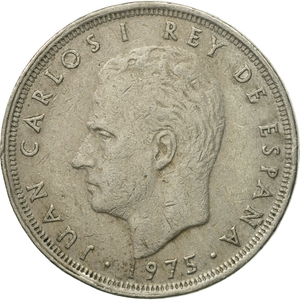 Coin, Spain, Juan Carlos I, 25 Pesetas, 1980, VF(30-35), Copper-nickel, KM:808