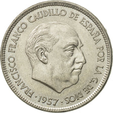 Monnaie, Espagne, Caudillo and regent, 25 Pesetas, 1975, SUP, Copper-nickel