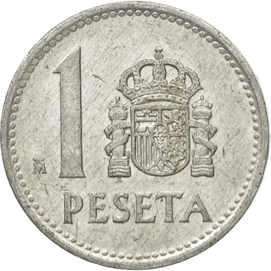 Coin, Spain, Juan Carlos I, Peseta, 1988, VF(20-25), Aluminum, KM:821