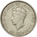 Monnaie, Hong Kong, George VI, 10 Cents, 1937, TTB, Nickel, KM:21