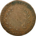 Monnaie, Portugal, Maria II, 10 Reis, X; 1/2 Vinten, 1836, B, Cuivre, KM:406