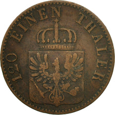 Moneta, Stati tedeschi, PRUSSIA, Friedrich Wilhelm IV, 3 Pfennig, 1860, Berlin