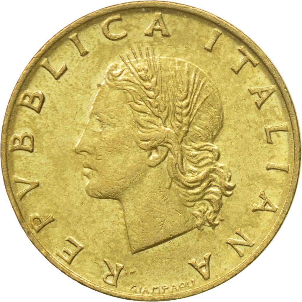 Coin, Italy, 20 Lire, 1970, Rome, AU(55-58), Aluminum-Bronze, KM:97.2