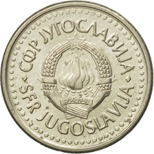 Coin, Yugoslavia, Dinar, 1991, AU(55-58), Copper-Nickel-Zinc, KM:142
