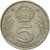 Moneda, Hungría, 5 Forint, 1985, Budapest, MBC, Cobre - níquel, KM:635