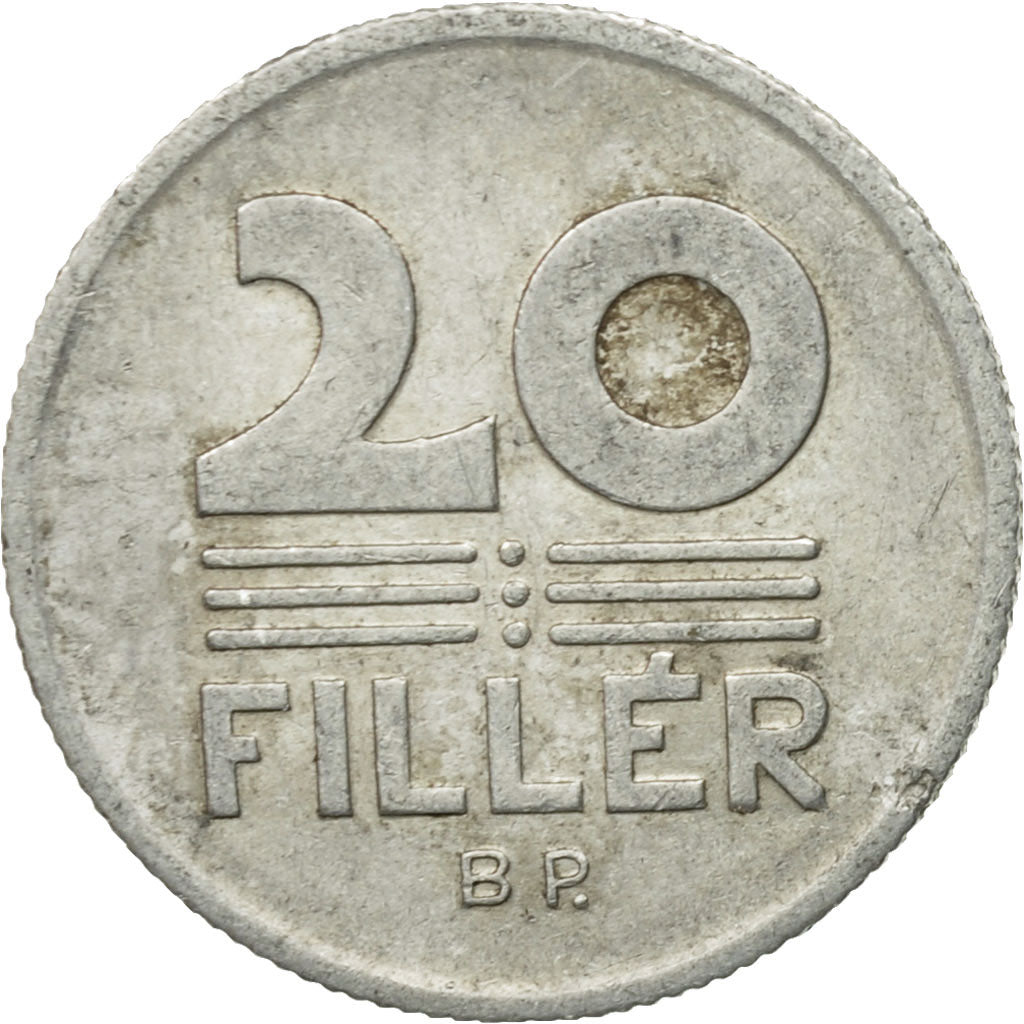 Münze, Ungarn, 20 Fillér, 1984, Budapest, SS, Aluminium, KM:573