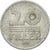 Moneda, Hungría, 20 Fillér, 1984, Budapest, MBC, Aluminio, KM:573