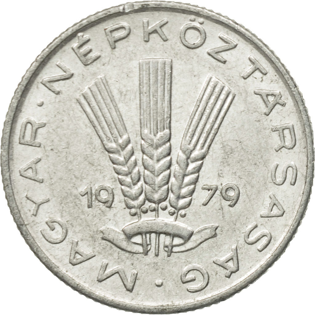 Münze, Ungarn, 20 Fillér, 1979, Budapest, VZ, Aluminium, KM:573