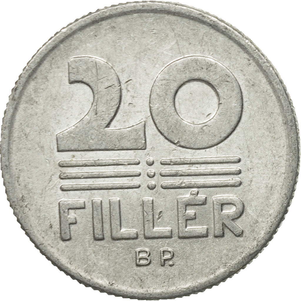 Münze, Ungarn, 20 Fillér, 1979, Budapest, VZ, Aluminium, KM:573