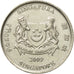 Moneta, Singapur, 20 Cents, 2009, Singapore Mint, AU(50-53), Miedź-Nikiel