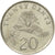 Münze, Singapur, 20 Cents, 2009, Singapore Mint, SS+, Copper-nickel, KM:101