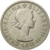 Münze, Großbritannien, Elizabeth II, 1/2 Crown, 1955, SS+, Copper-nickel