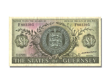 Banknote, Guernsey, 1 Pound, AU(55-58)