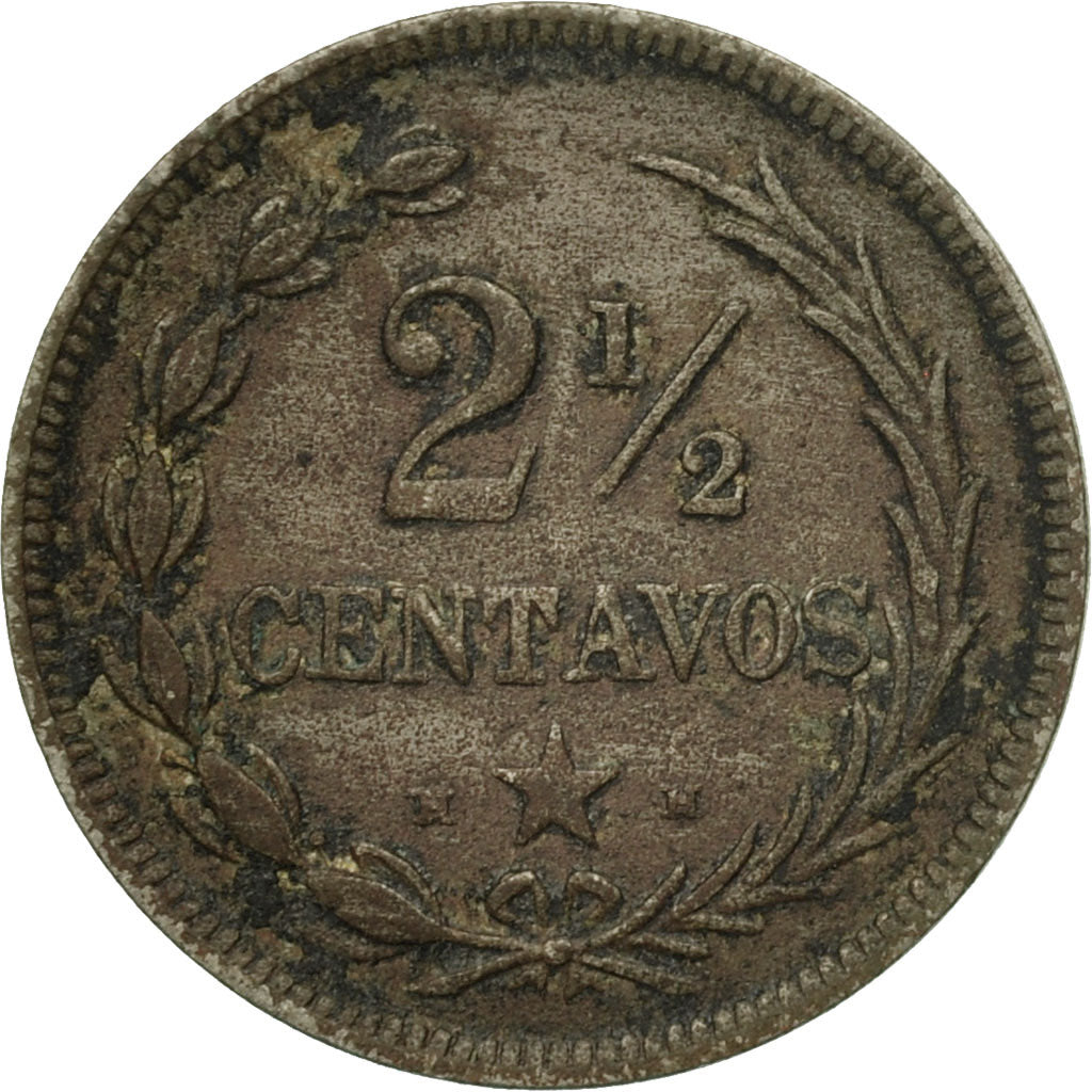Moneda, República Dominicana, 2-1/2 Centavos, 1888, Dominican Republic Mint