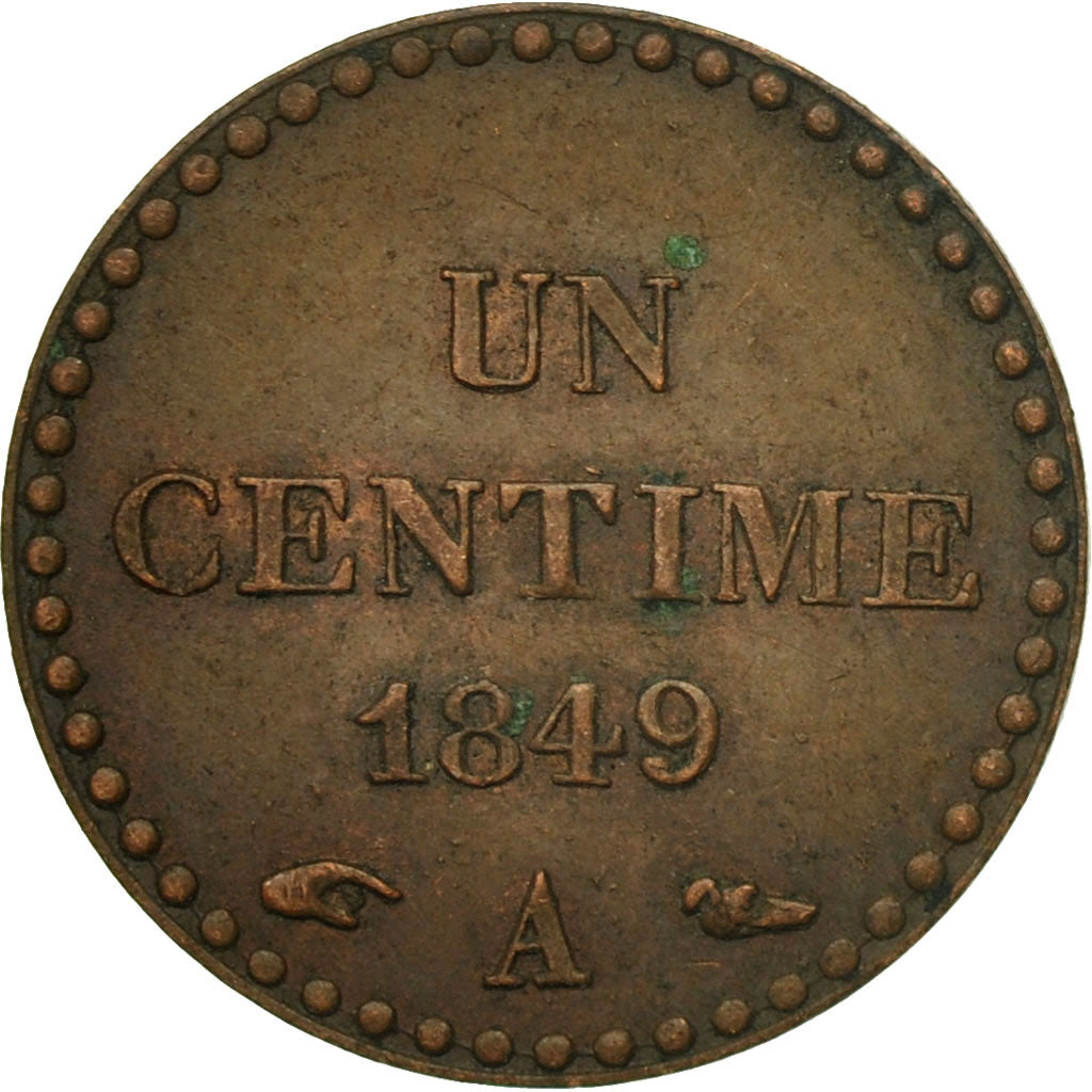 Monnaie, France, Dupré, Centime, 1849, Paris, TTB+, Bronze, KM:754
