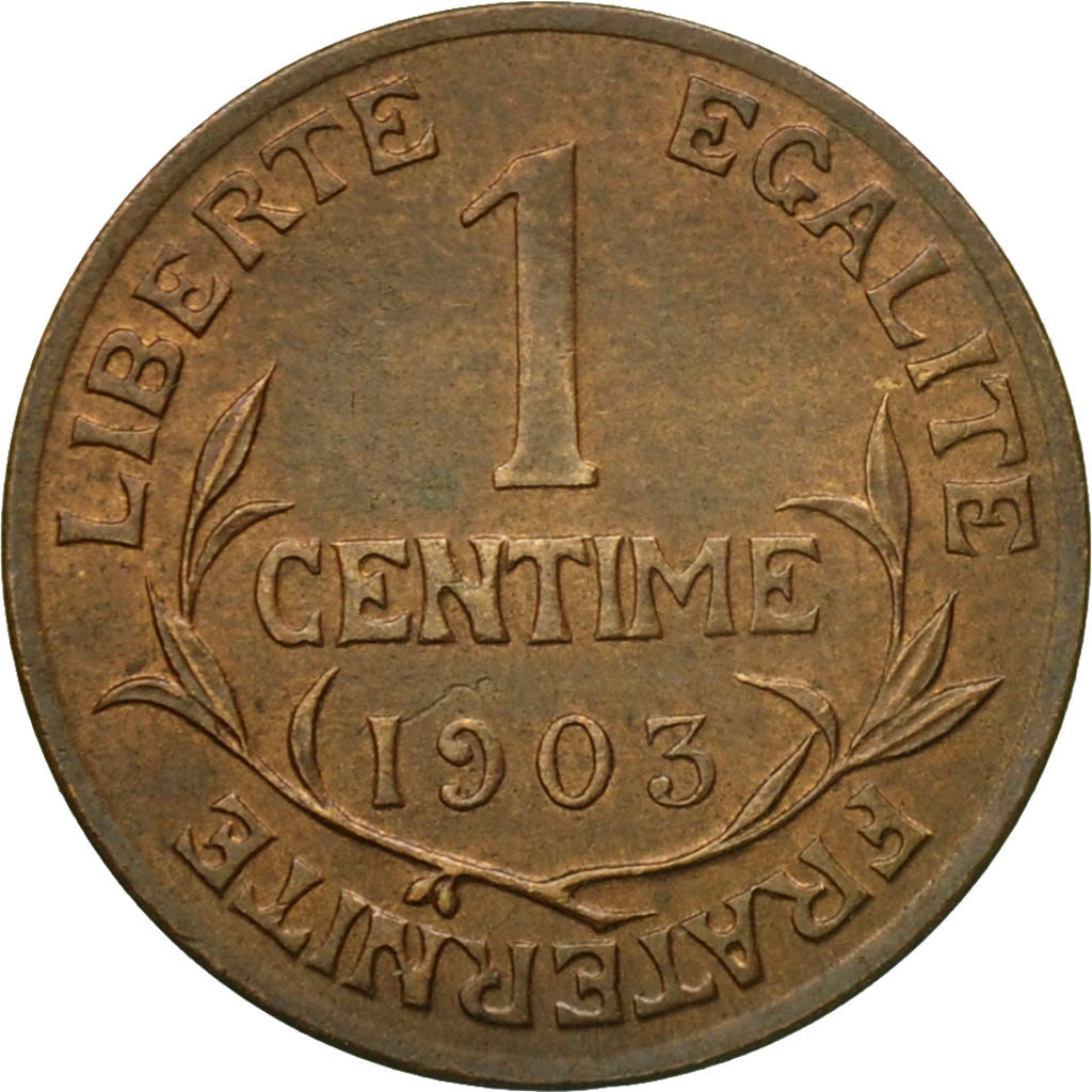 Coin, France, Dupuis, Centime, 1903, Paris, AU(50-53), Bronze, KM:840, Le