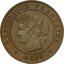Moneda, Francia, Cérès, Centime, 1896, Paris, MBC+, Bronce, KM:826.1, Le