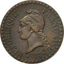 Moneta, Francia, Dupré, Centime, 1848, Paris, BB, Bronzo, KM:754, Le