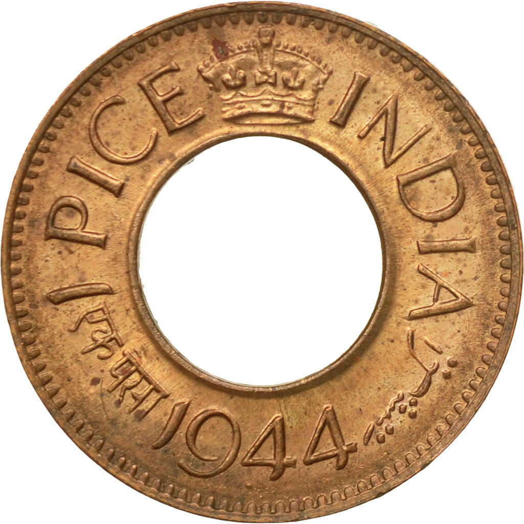 Monnaie, INDIA-BRITISH, George VI, Pice, 1944, Pretoria, SUP+, Bronze, KM:533