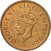 Moneta, INDIA - BRITANNICA, George VI, 1/4 Anna, 1940, Bombay, SPL+, Bronzo