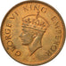 Coin, INDIA-BRITISH, George VI, 1/4 Anna, 1940, Bombay, MS(63), Bronze, KM:530