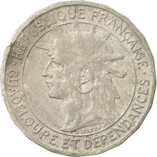 Moneta, Guadalupe, Franc, 1903, Paris, MB+, Rame-nichel, KM:46