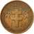 Moneta, Camerun, Franc, 1943, Pretoria, SPL-, Bronzo, KM:5, Lecompte:16