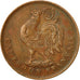 Coin, Cameroon, Franc, 1943, Pretoria, EF(40-45), Bronze, KM:5, Lecompte:16