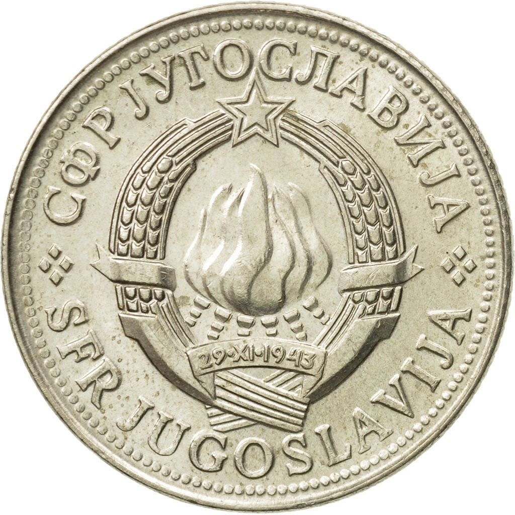 Moneta, Iugoslavia, 10 Dinara, 1978, SPL-, Rame-nichel, KM:62