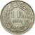 Moneda, Suiza, Franc, 1944, Bern, BC+, Plata, KM:24