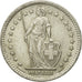 Coin, Switzerland, 2 Francs, 1946, Bern, EF(40-45), Silver, KM:21