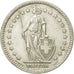 Coin, Switzerland, 2 Francs, 1945, Bern, VF(30-35), Silver, KM:21