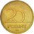 Moneta, Węgry, 20 Forint, 2004, Budapest, EF(40-45), Mosiądz niklowy, KM:696