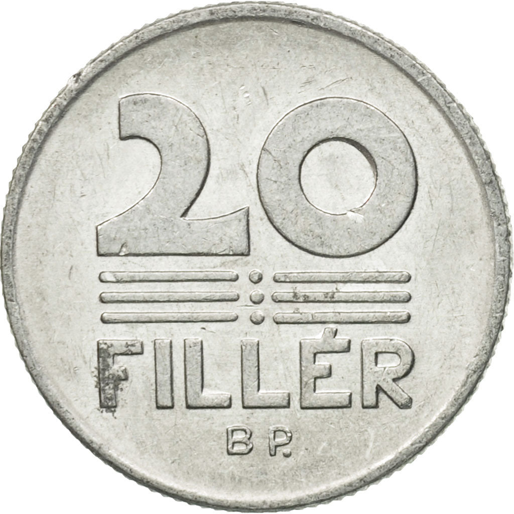 Coin, Hungary, 20 Fillér, 1991, Budapest, AU(55-58), Aluminum, KM:676