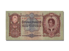 Banknote, Hungary, 50 Pengö, 1932, 1932-10-01, KM:99, AU(55-58)