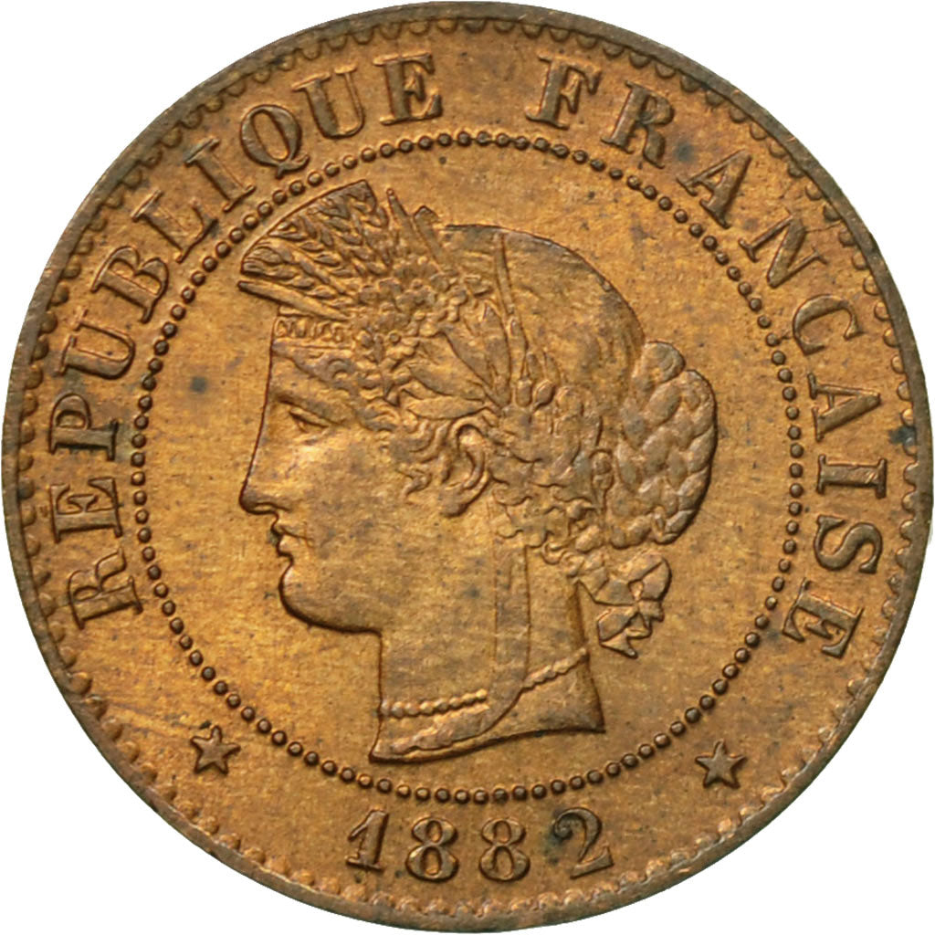 Moneda, Francia, Cérès, Centime, 1882, Paris, SC, Bronce, KM:826.1