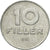Moneda, Hungría, 10 Filler, 1982, Budapest, MBC, Aluminio, KM:572