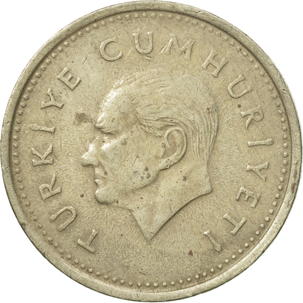 Coin, Turkey, 1000 Lira, 1991, VF(30-35), Nickel-brass, KM:997