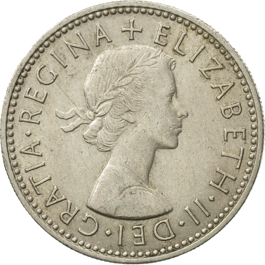 Coin, Great Britain, Elizabeth II, Shilling, 1963, EF(40-45), Copper-nickel