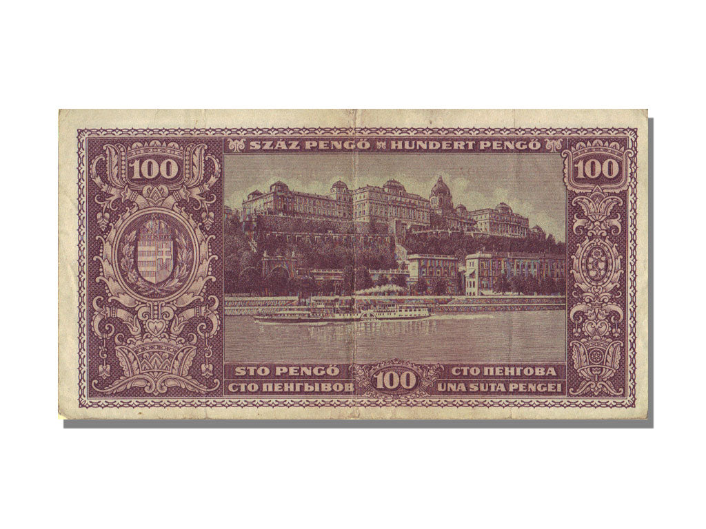Ungheria, 100 Pengö, 1945, 1945-04-05, SPL