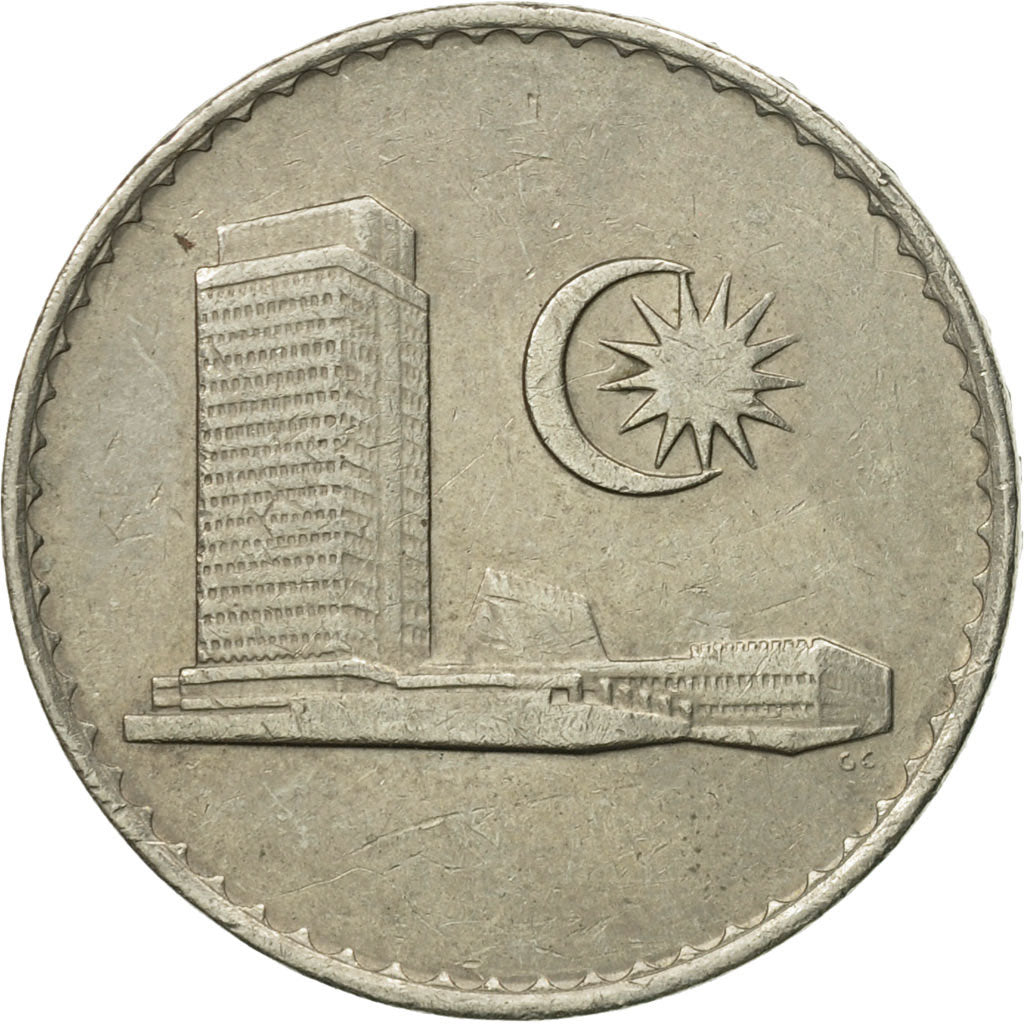 Coin, Malaysia, 50 Sen, 1977, Franklin Mint, EF(40-45), Copper-nickel, KM:5.3