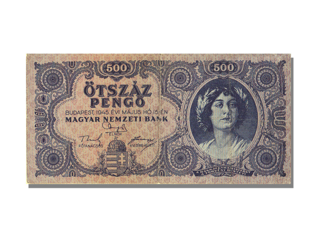 Hungary, 500 Pengö, 1945, 1945-05-15, UNC(60-62)
