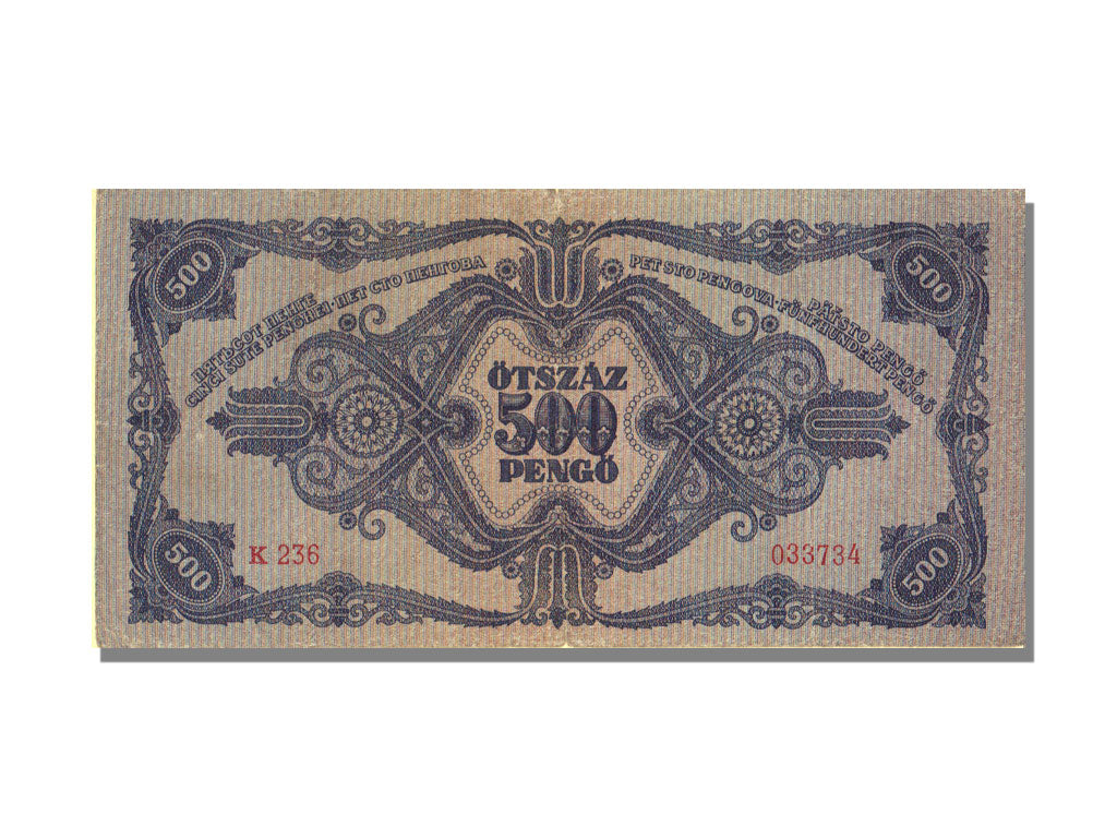 Hungary, 500 Pengö, 1945, 1945-05-15, UNC(60-62)