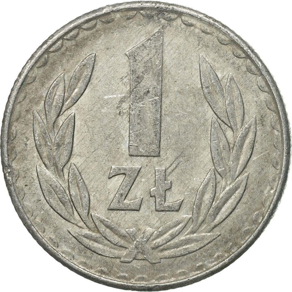Monnaie, Pologne, Zloty, 1987, Warsaw, TB+, Aluminium, KM:49.2
