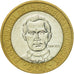 Monnaie, Dominican Republic, 5 Pesos, 2007, TTB+, Bi-Metallic, KM:89