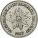 Coin, Madagascar, 5 Francs, Ariary, 1967, Paris, EF(40-45), Stainless Steel