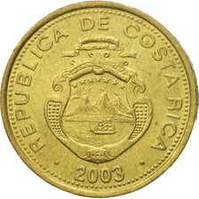Munten, Costa Rica, 25 Colones, 2003, ZF, Tin, KM:229A