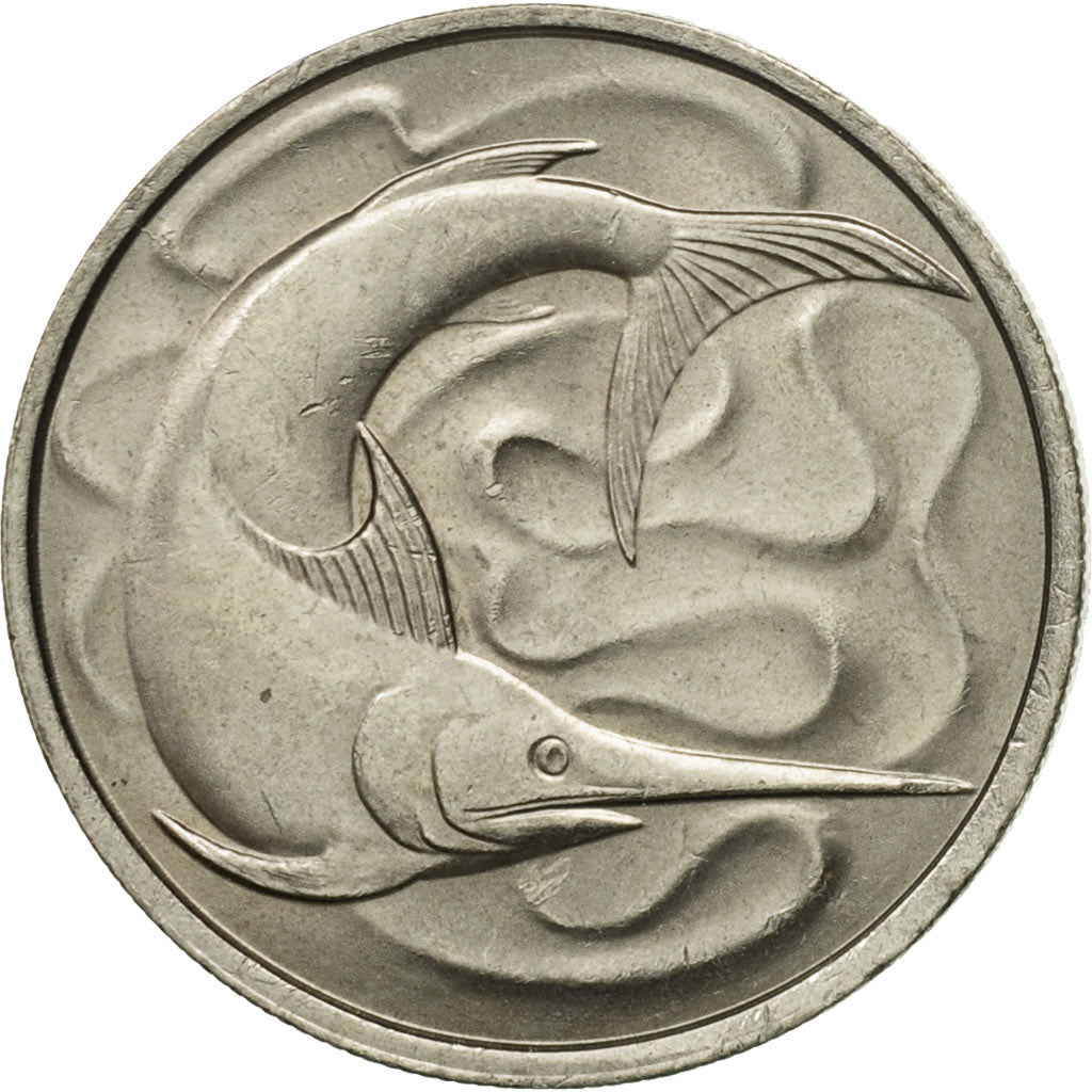 Coin, Singapore, 20 Cents, 1978, Singapore Mint, MS(60-62), Copper-nickel, KM:4