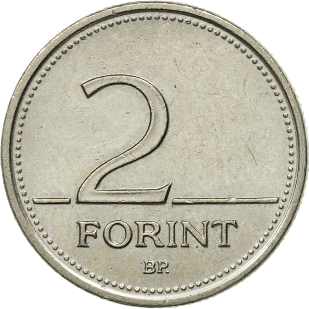 Moneda, Hungría, 2 Forint, 1995, Budapest, EBC, Cobre - níquel, KM:693